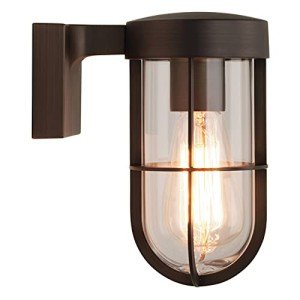 Bronze Zinc Astro Exterior Wall Light 60W