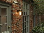 Bronze Zinc Astro Exterior Wall Light 60W