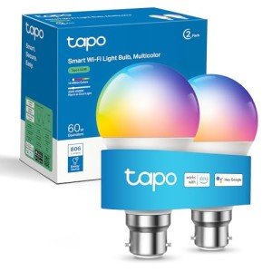 Tapo Smart Multicolor Bulbs, Works with Alexa & Google Home