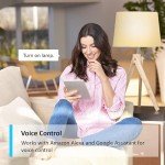 Tapo Smart WiFi Dimmable Light Bulb - 2 Pack
