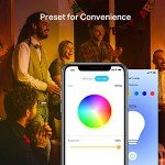 Tapo Smart Multicolor Bulbs, Works with Alexa & Google Home