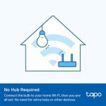 Tapo WiFi Smart Dimmable Warm White Bulb