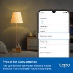 Tapo Smart WiFi Dimmable Light Bulb - 2 Pack
