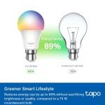 Tapo Smart Bulb: Bright, Dimmable, Voice-Controlled