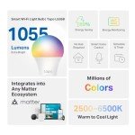 Tapo Smart Bulb: Bright, Dimmable, Voice-Controlled