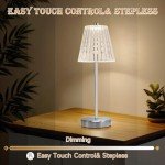 Rechargeable Cordless Table Lamps - Set of 2