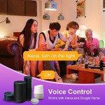 ANTELA Smart B22 LED Light Bulbs – 2 Pack