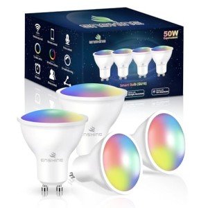 Enshine GU10 Smart Bulbs, RGB & Tunable White - 4 Pack