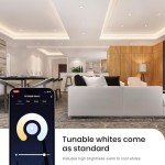 Enshine Smart GU10 Bulbs, RGB & Dimmable, 4 Pack