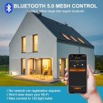DUSKTEC Smart Bluetooth LED Light Bulbs - 2 Pack