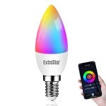Smart E14 LED Candle Bulb, WiFi & Alexa Compatible