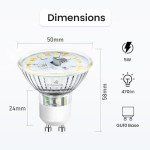 Enshine Smart GU10 Bulbs, RGB & Dimmable, 4 Pack