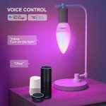 Smart E14 LED Candle Bulb, WiFi & Alexa Compatible