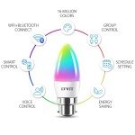 LVWIT Smart Dimmable RGB Candle Bulb Pack