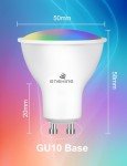 Enshine GU10 Smart Bulbs, RGB & Tunable White - 4 Pack