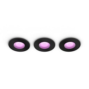Philips Hue Xamento 3 Ceiling Spotlight - Black