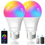 ANTELA Smart WiFi LED Bulbs with Alexa/Google Home