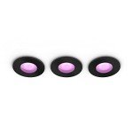Philips Hue Xamento 3 Ceiling Spotlight - Black
