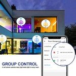 WiFi Smart GU10 RGB LED Bulbs - 6 Pack