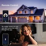 ANTELA Smart WiFi LED Bulbs with Alexa/Google Home