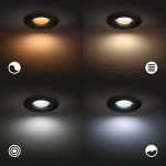 Philips Hue Xamento 3 Ceiling Spotlight - Black