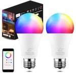 Smart Color Changing E27 LED Bulbs (2 Pack)