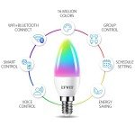 E14 Smart RGB Candle Bulb with WiFi Control