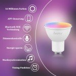 GU10 Smart Bulb 4 Pack - Music Sync RGBW