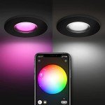 Philips Hue Xamento 3 Ceiling Spotlight - Black