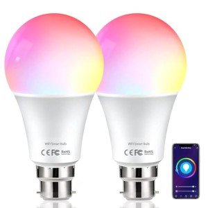 Smart WiFi Light Bulb B22 with Voice Control