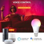 Smart WiFi Light Bulb B22 with Voice Control