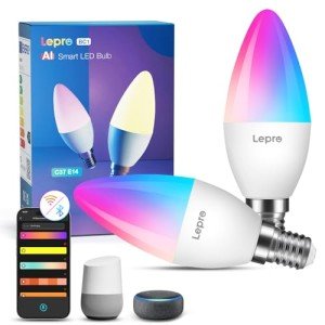 Smart Color Changing E14 Bulb - 2 Pack