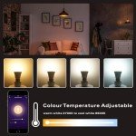 Boxlood Smart RGB LED Bayonet Light Bulbs - 4 Pack