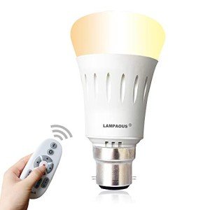 LAMPAOUS Dimmable Smart Bayonet LED Light Bulb