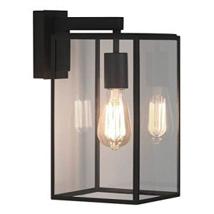 Textured Black Astro Exterior Wall Light 60W
