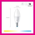 WiZ Smart LED Color & White Candle Bulb