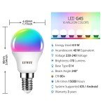 Dimmable Smart LED Golf Ball Bulb E14 (2-Pack)