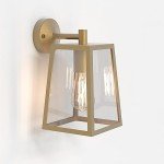 Antique Brass Dimmable Outdoor Wall Light