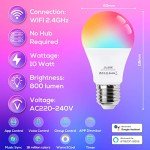 Smart WiFi LED Bulbs E27 A60 - 4 Pack