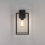Astro Textured Black Metal Wall Light 60W