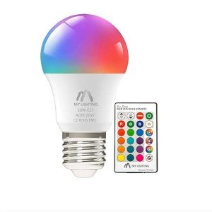 10W RGB LED Bulb with Remote Control