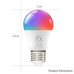 10W RGB LED Bulb with Remote Control