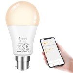 Smart LED Light Bulb with Bluetooth Control