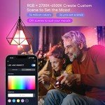 Smart E14 LED Bulbs, Alexa & Google Home Compatible
