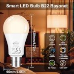 Smart LED Light Bulb with Bluetooth Control