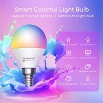 Smart E14 LED Bulbs, Alexa & Google Home Compatible