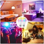 RGBW Color Changing LED Bulbs with Remote - 2 Pack