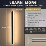 Mikeru 150cm LED Color-Changing Outdoor Wall Lights
