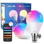 Lepro BP1 WiFi Smart Color Changing Bulbs, 2-Pack