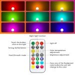 USB Rechargeable Smart RGB Light Bulb 2-Pack